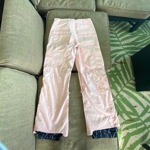 Roxy blush snowboarding ski cargo pants